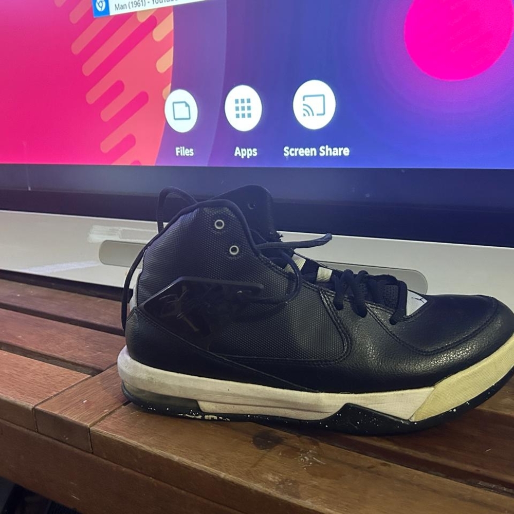 Black and White High-Top Sneakers Jordan